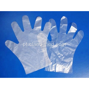 Luvas plásticas da mão das luvas médicas descartáveis ​​do PE da segurança